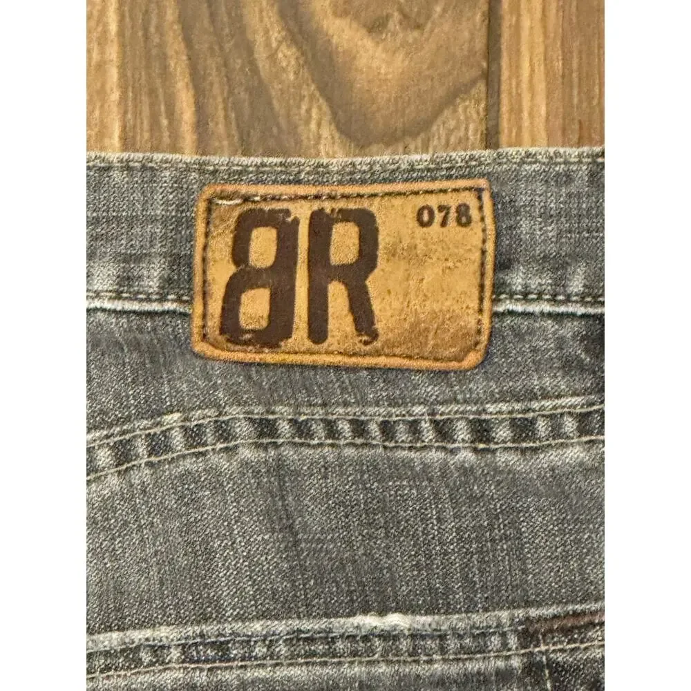 Vintage Banana Republic Relaxed Fit Jeans Mens 34x32 Gray 100% Cotton READ